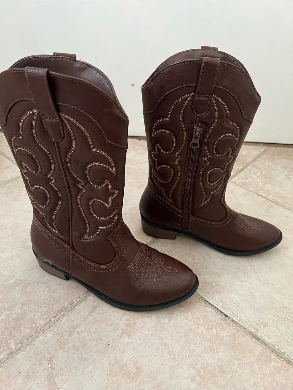 Kids' Montana Western Boots - Cat & Jack™ Brown 3